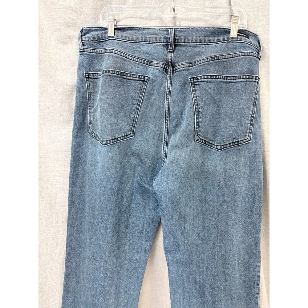 Rudes‎ Denim Los Angeles Straight Leg Jeans Medium Wash Button Fly Size 32 USA